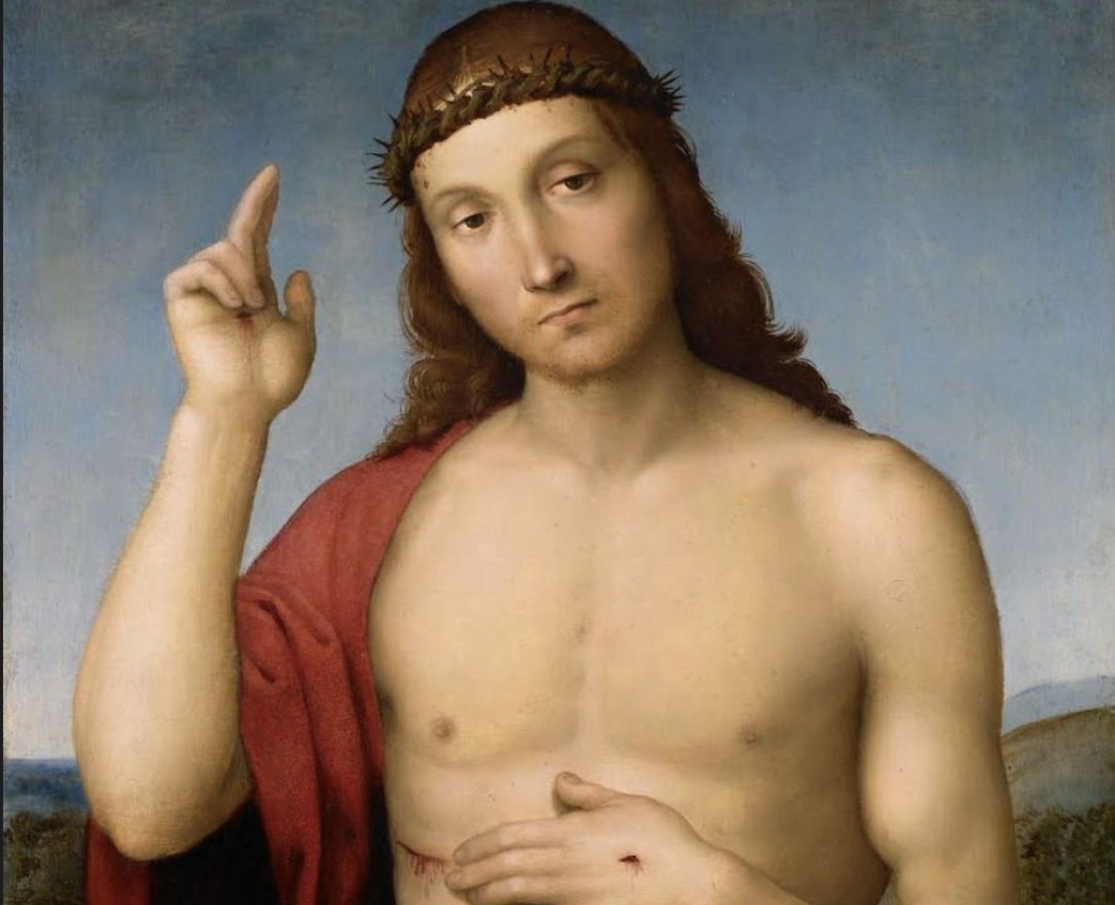 Bendición de Cristo Redentror, de Rafael Sanzio