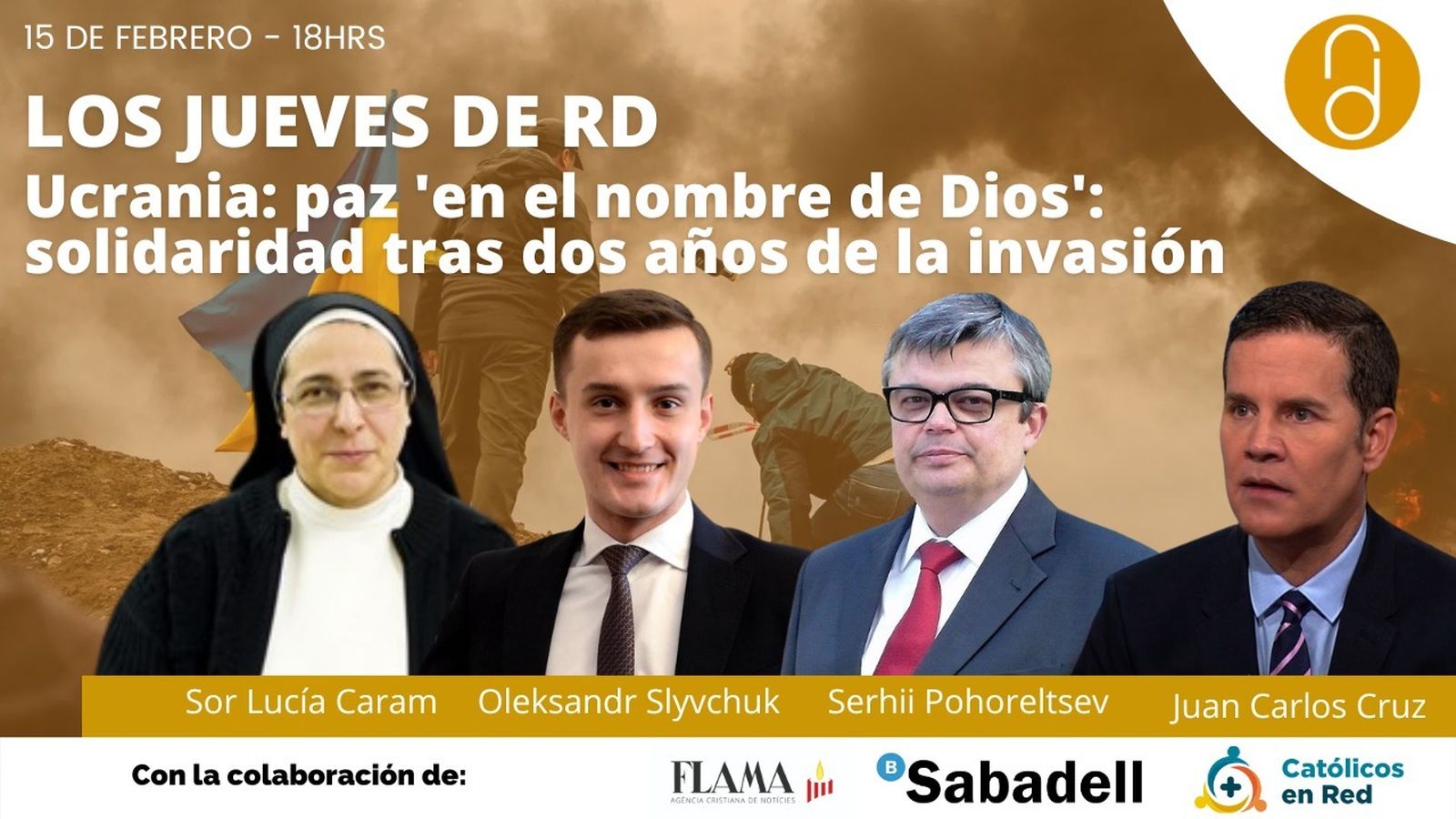 'Ucrania, en el nombre de Dios': dos años de la invasión rusa, en los Jueves de RD