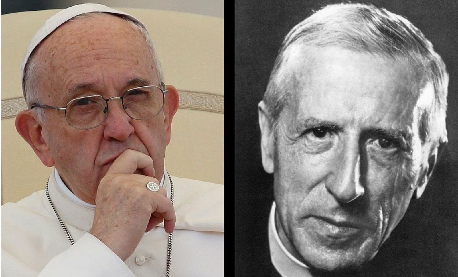 Papa FRancisco y Teilhard de Chardin
