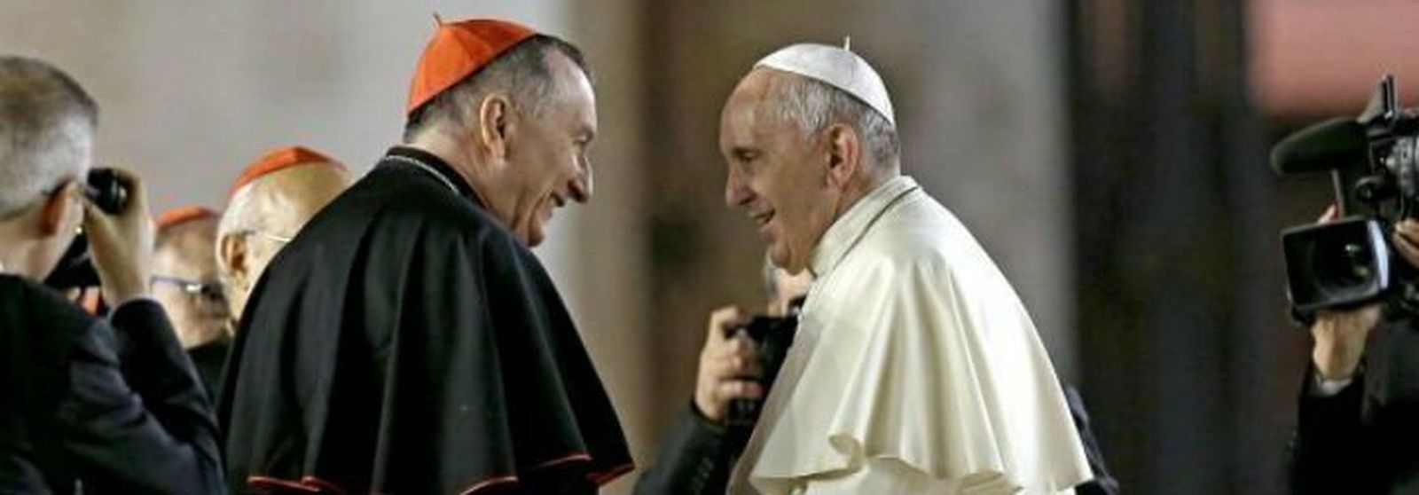 Pietro Parolin, con el Papa Francisco