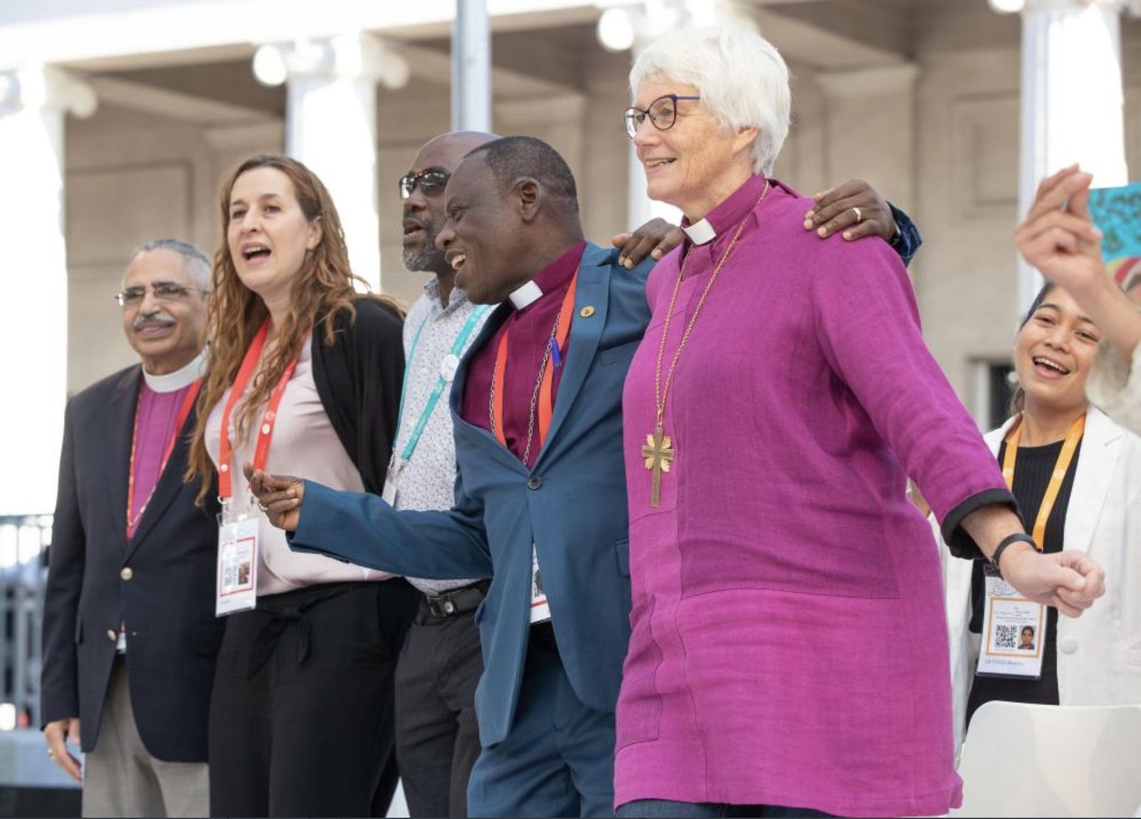 Participantes en la Asamblea ecuménica de Karlsruhe