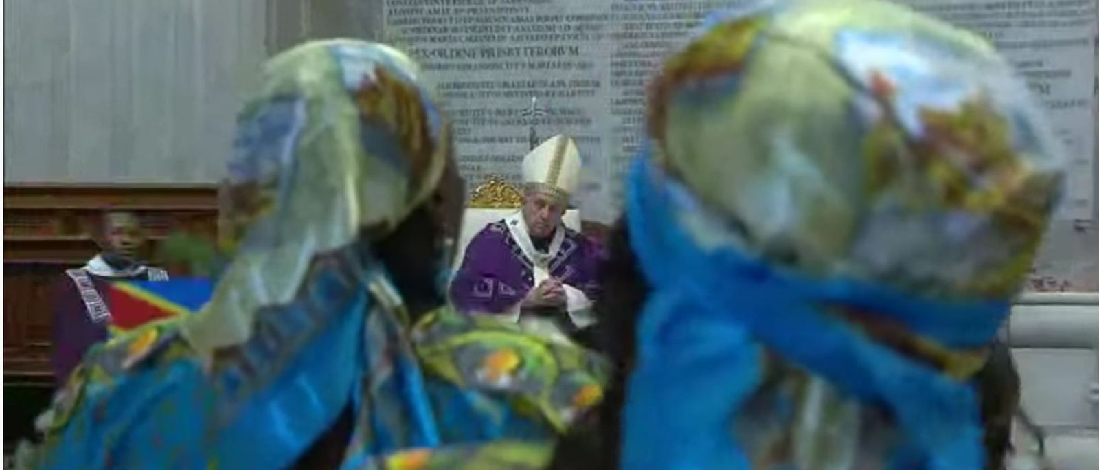 El Papa, en la misa de rito zaireño