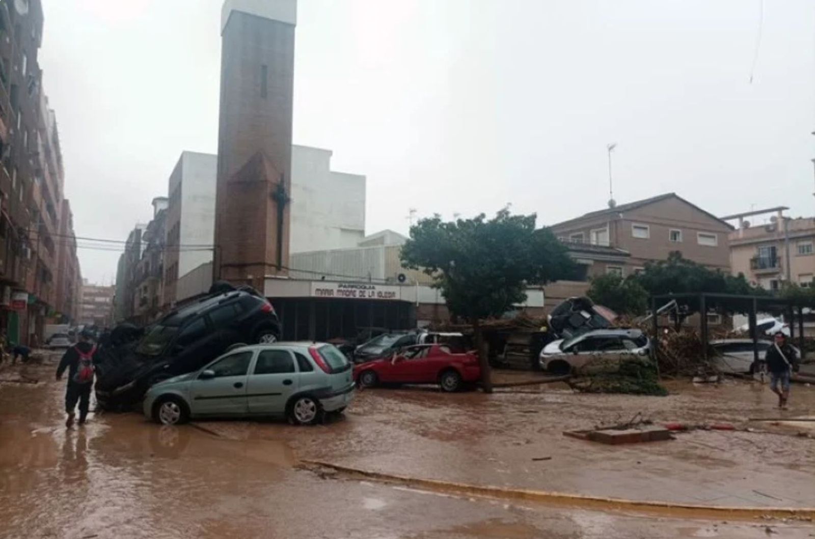 Devastación en Valencia
