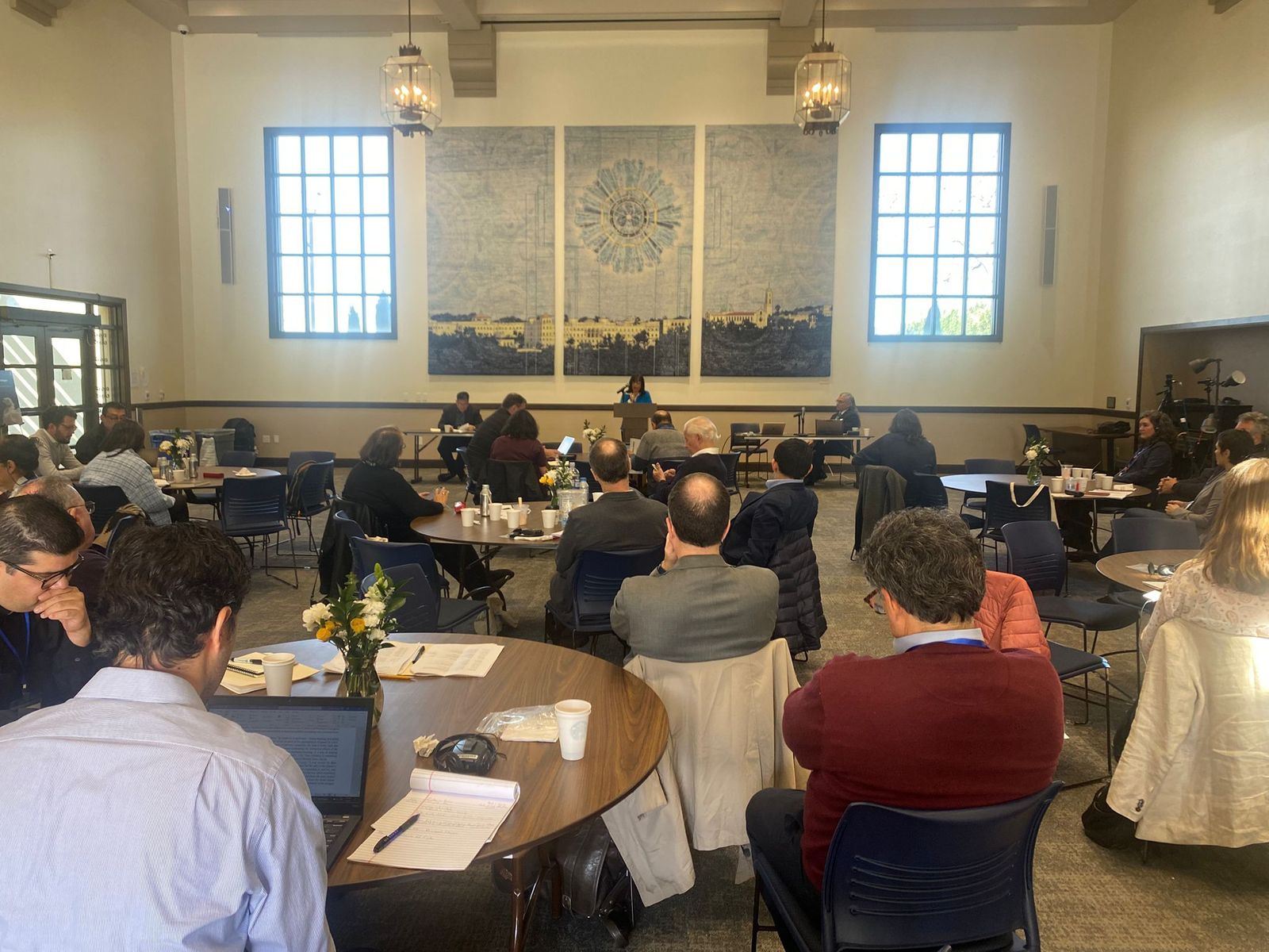 Consuelo Vélez, durante su intervención