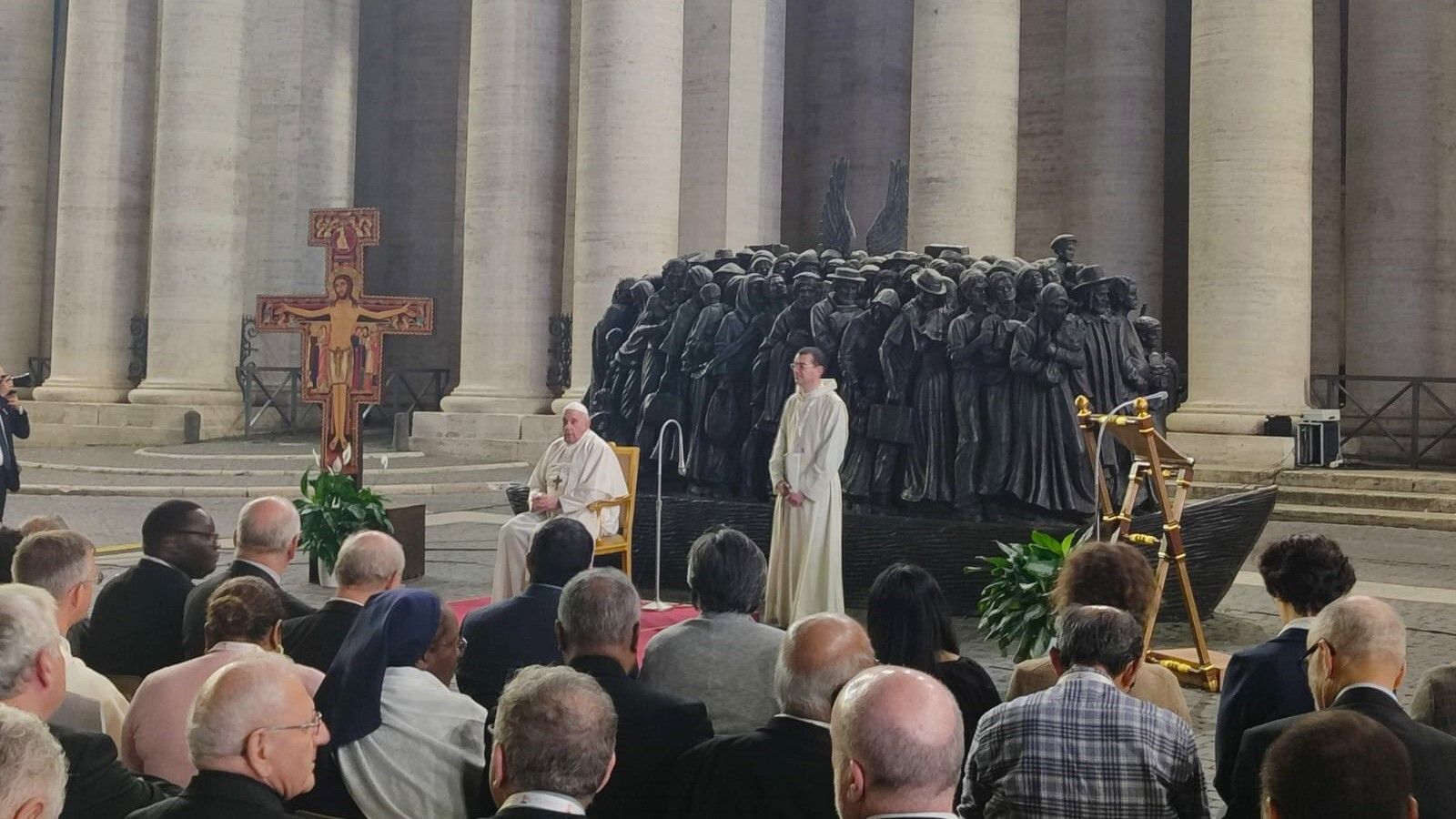 Francisco en la Oración por los Migrantes y Refugiados