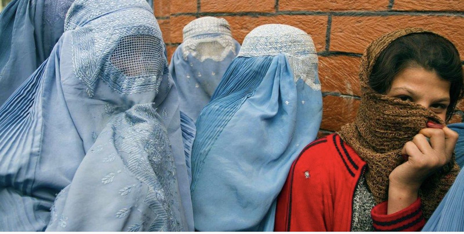 Mujeres afganas con burka