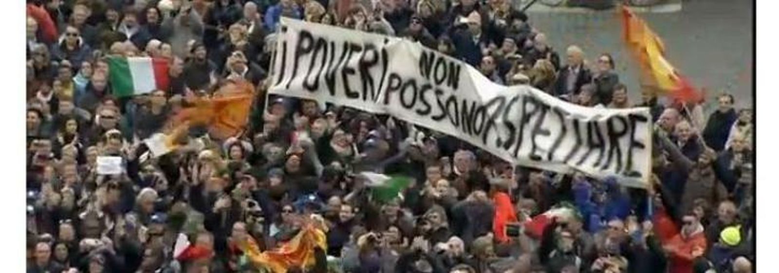 "Los pobres no pueden esperar"