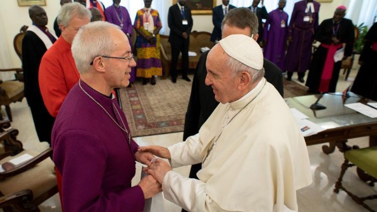 Justin Welby y Francisco