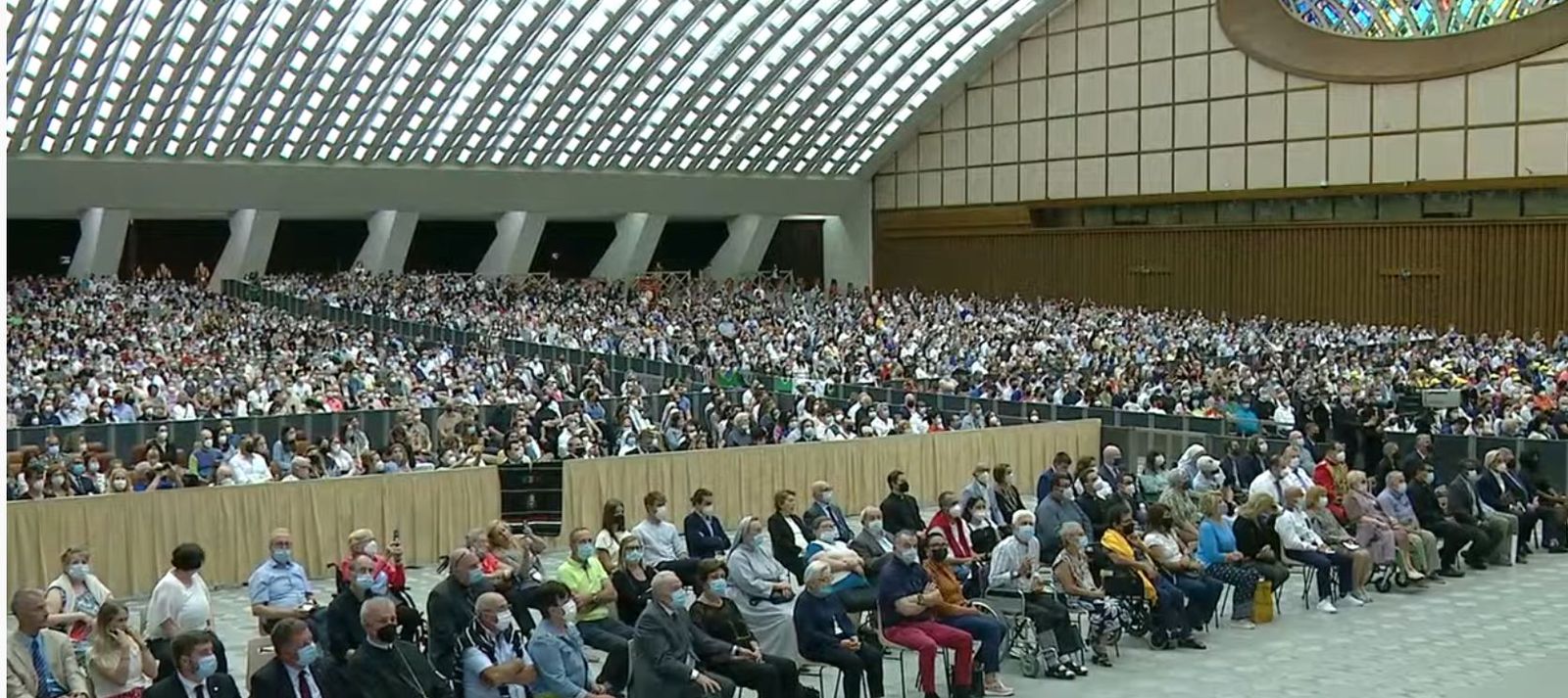 Aula Pablo VI en la audiencia