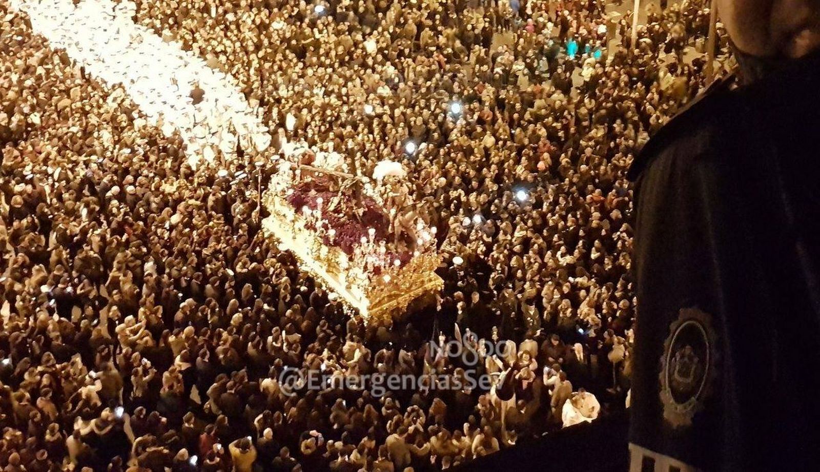 Fervor, y seguridad, en la Semana Santa sevillana