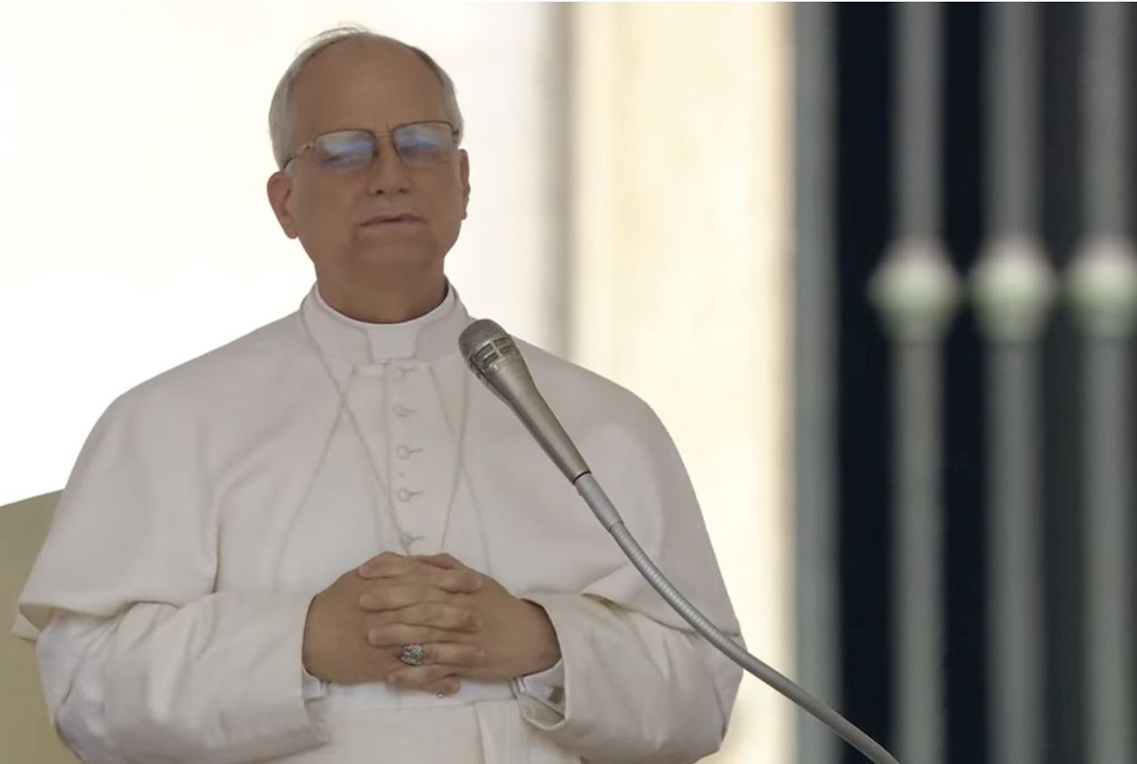 León XIV preside la audiencia general