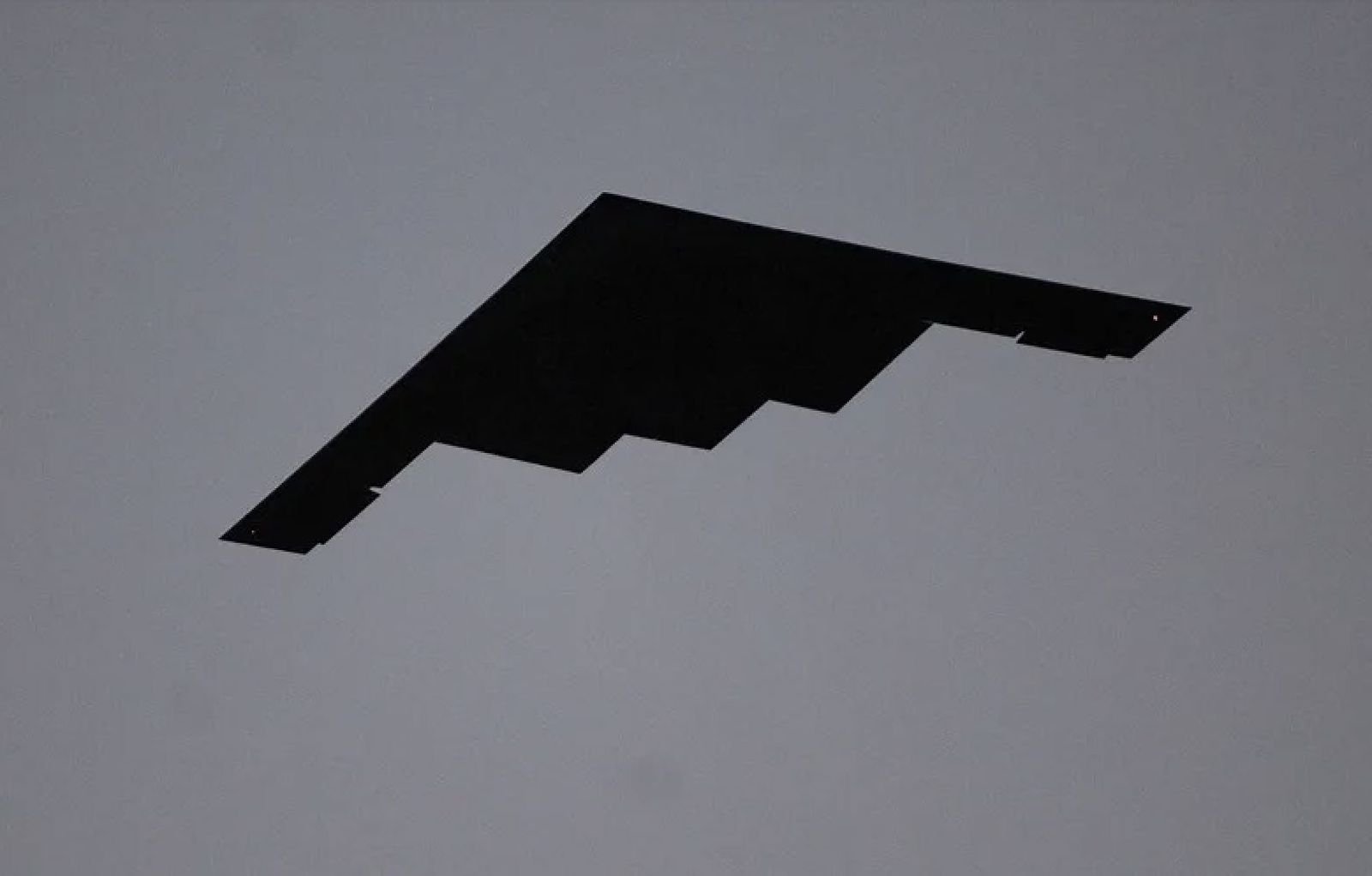 La sombra de un bombardero de EEUU