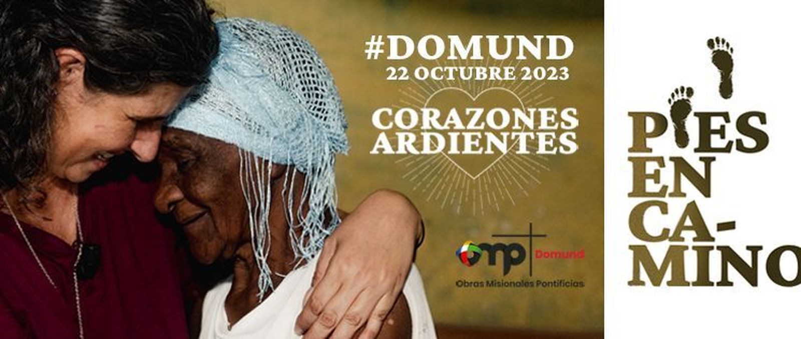 Corazones ardientes, pies en camino