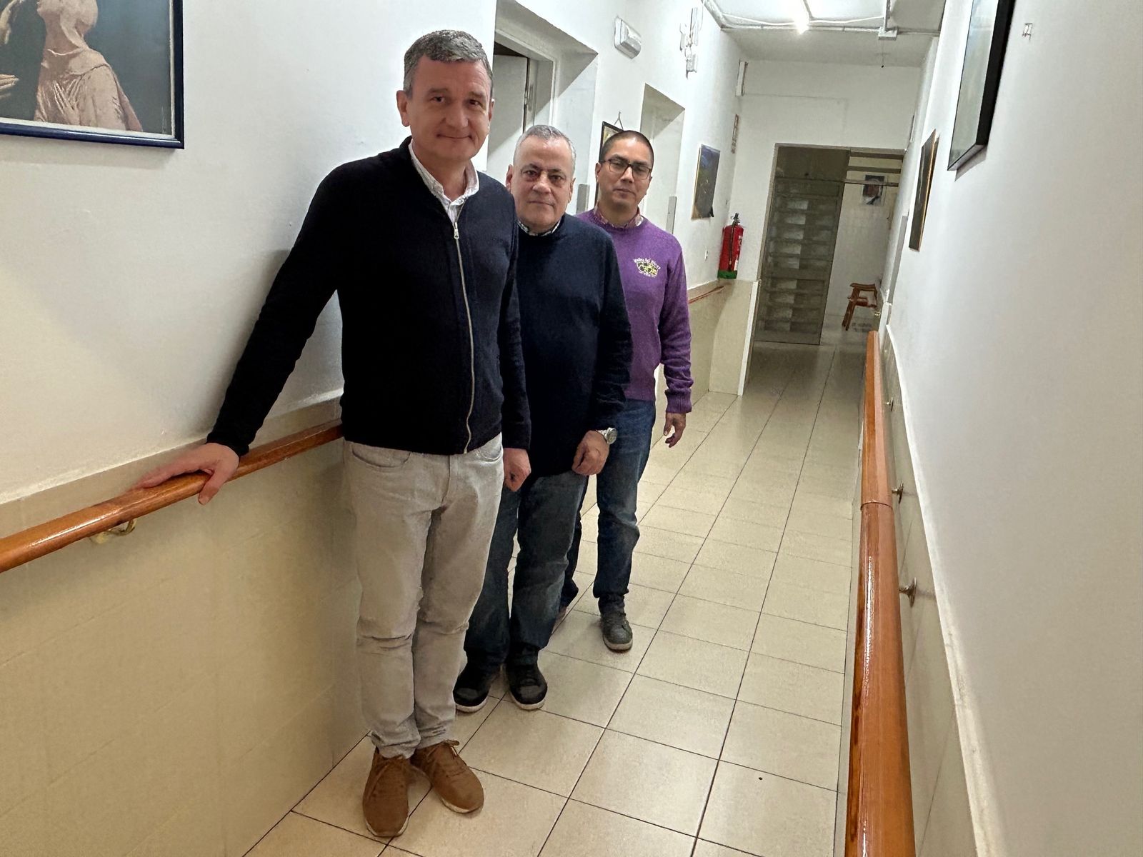 Francisco García-Roca, Alejandro de la Concha y Willy Vargas