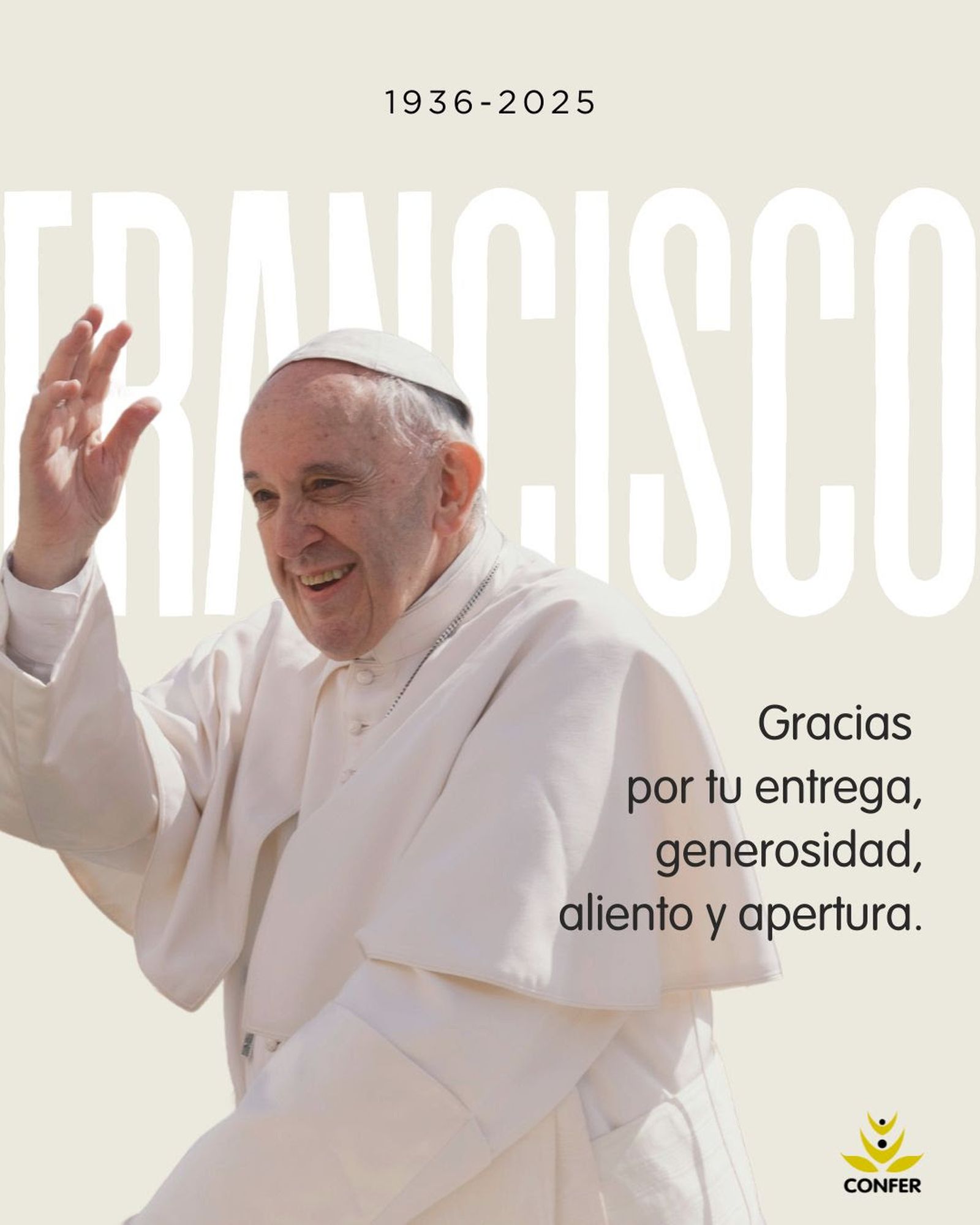 Confer, con el Papa Francisco