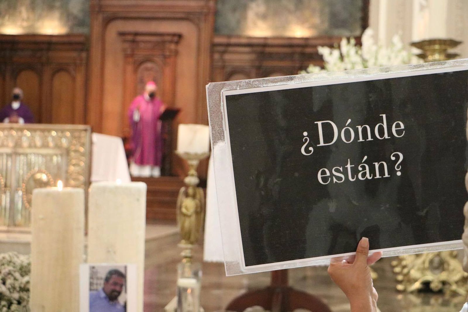 ¡No más violencia, no más desaparecidos!: Mons. Rogelio Cabrera.