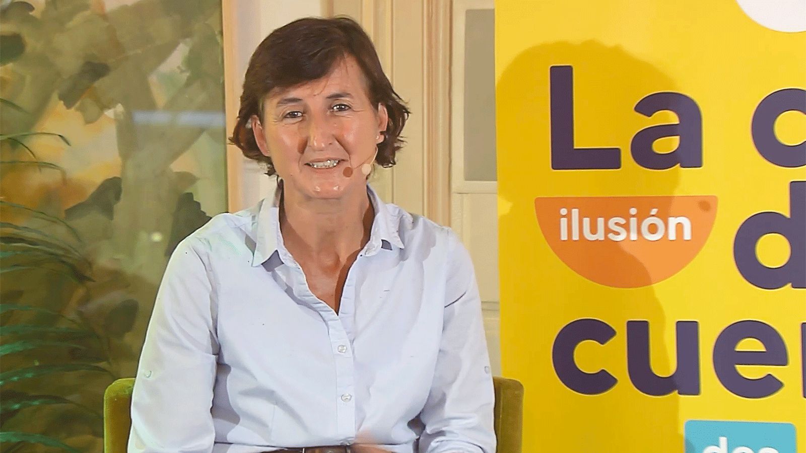 Raquel Pérez Sanjuan, de la CEE, durante el evento de la Fundación Edelvives