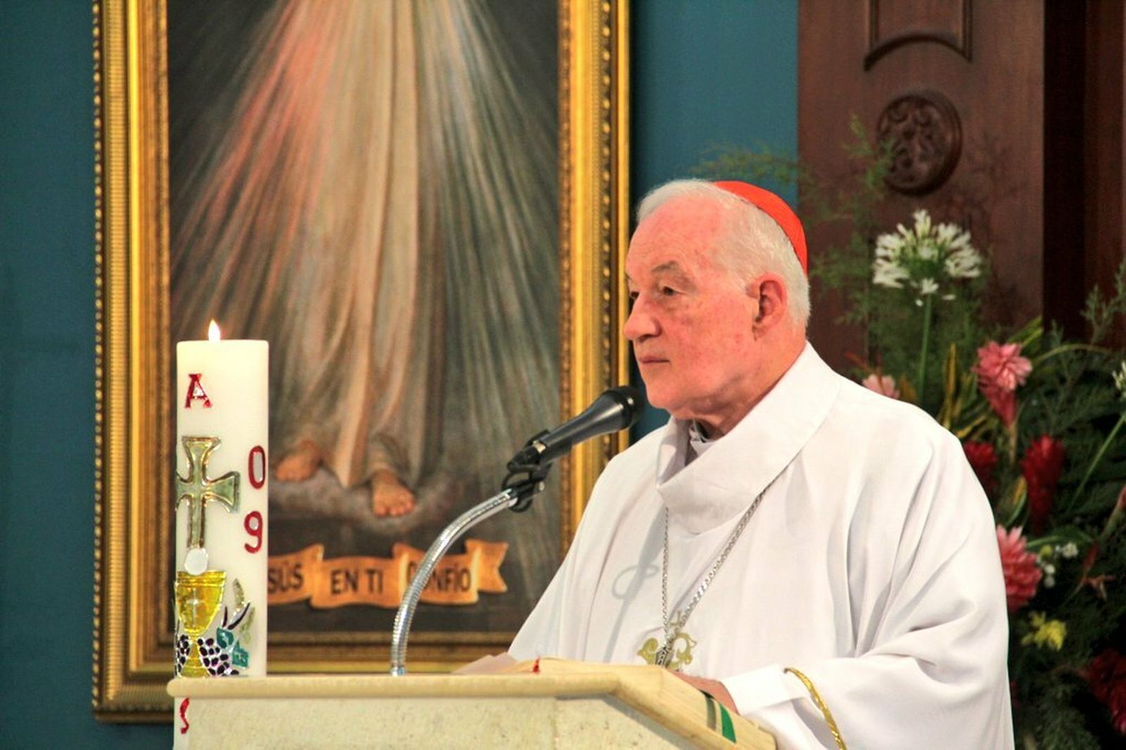 El cardenal Marc Ouellet celebra una Misa en la Asamblea del CELAM