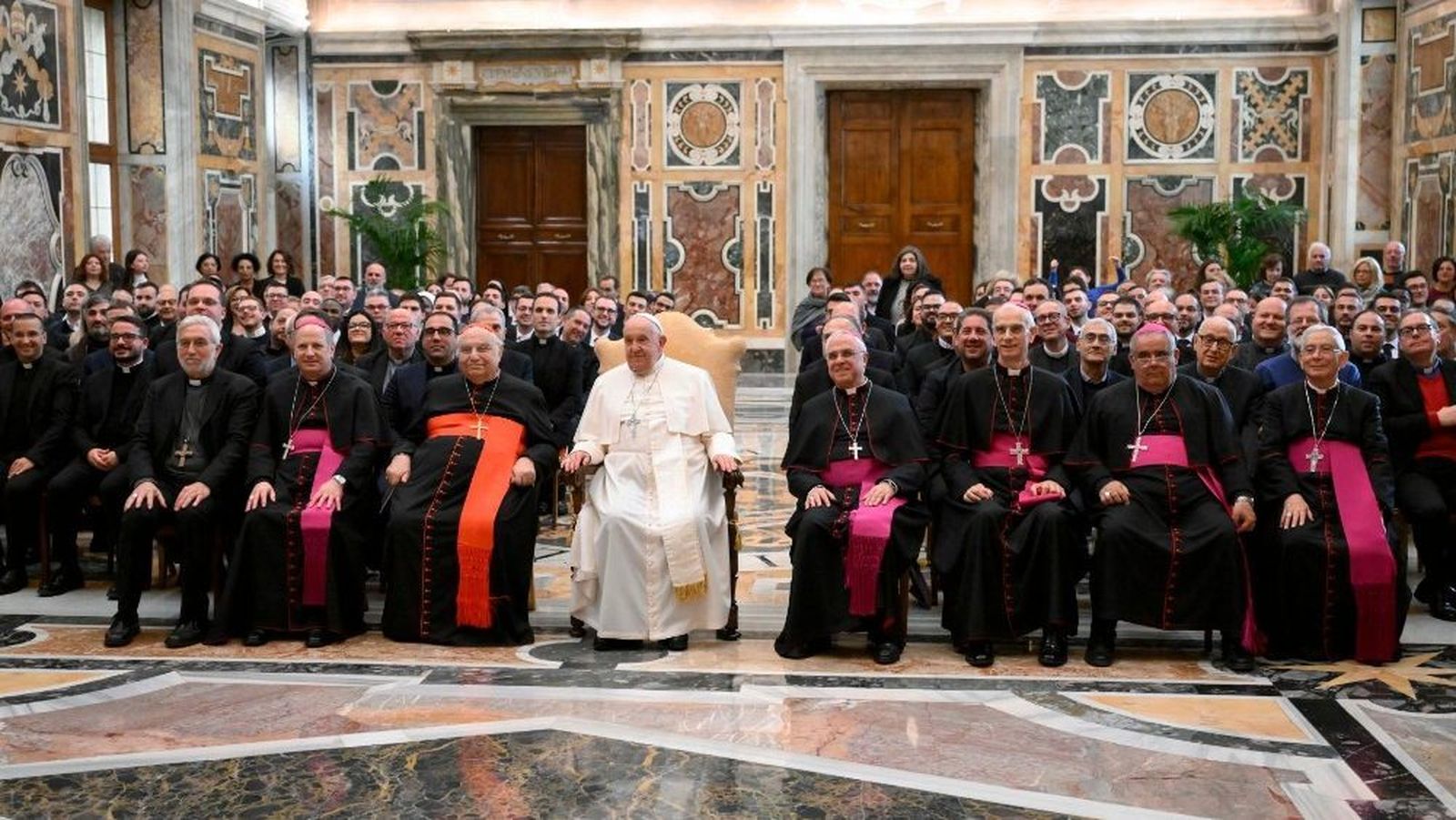 Audiencia al Estudio Teológico San Paolo de Catania