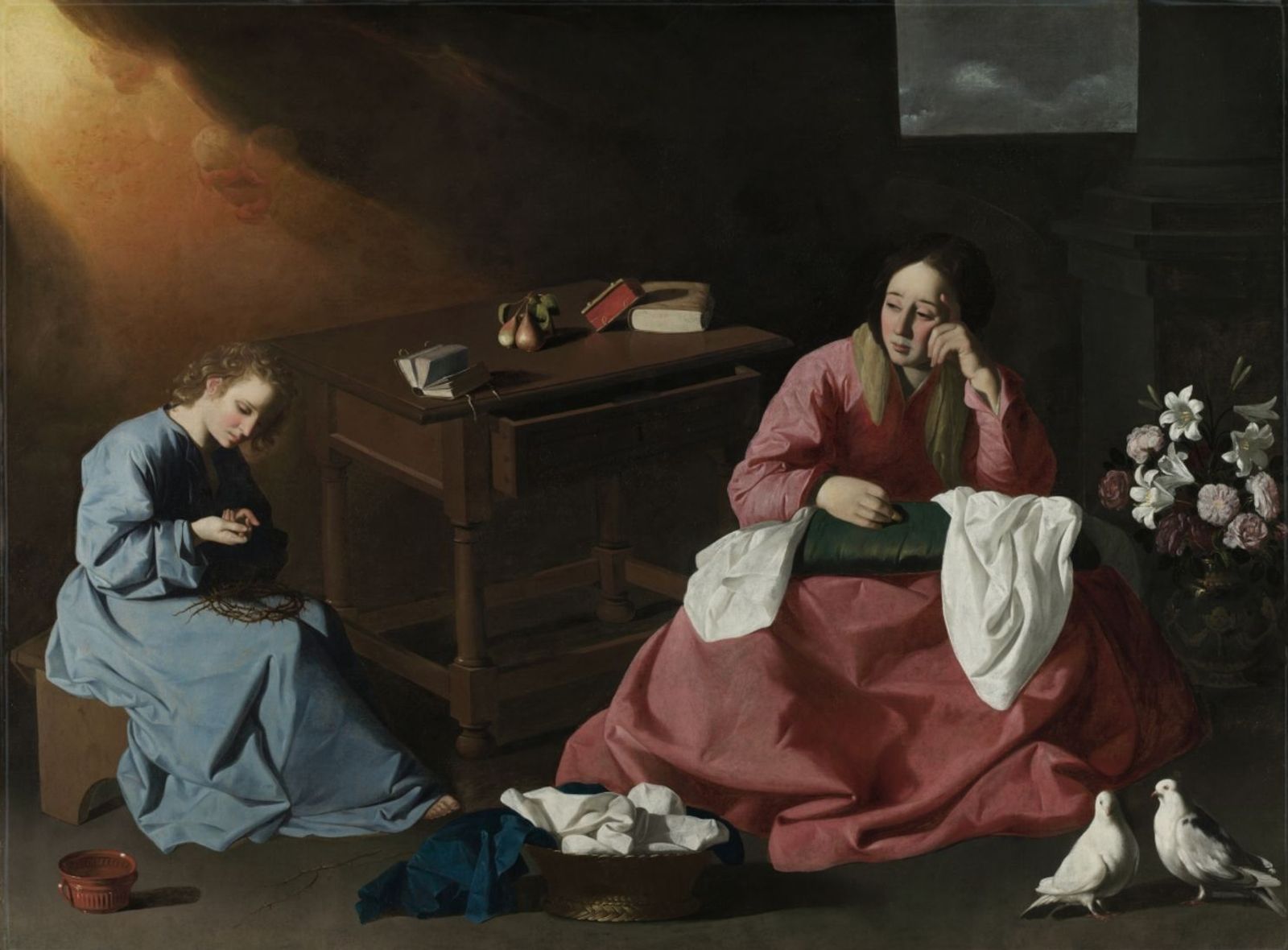 "El hogar de Nazaret", Zurbarán