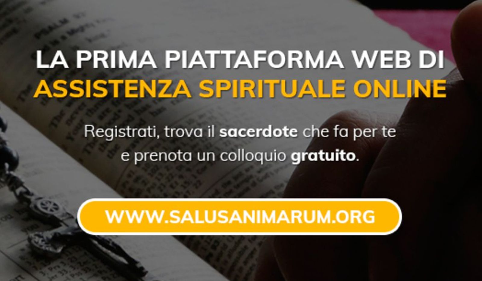 Anuncio en el portal SALUSANIMARUM.org