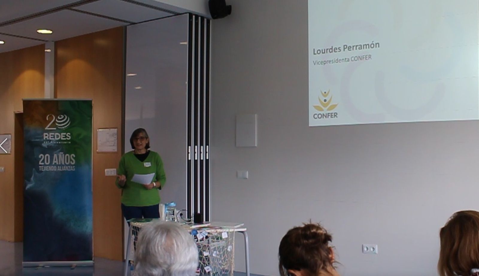 Lourdes Perramón, en el encuentro de REDES