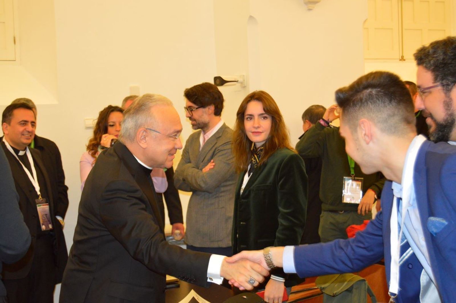 Peña Parra, en su encuentro con los periodistas