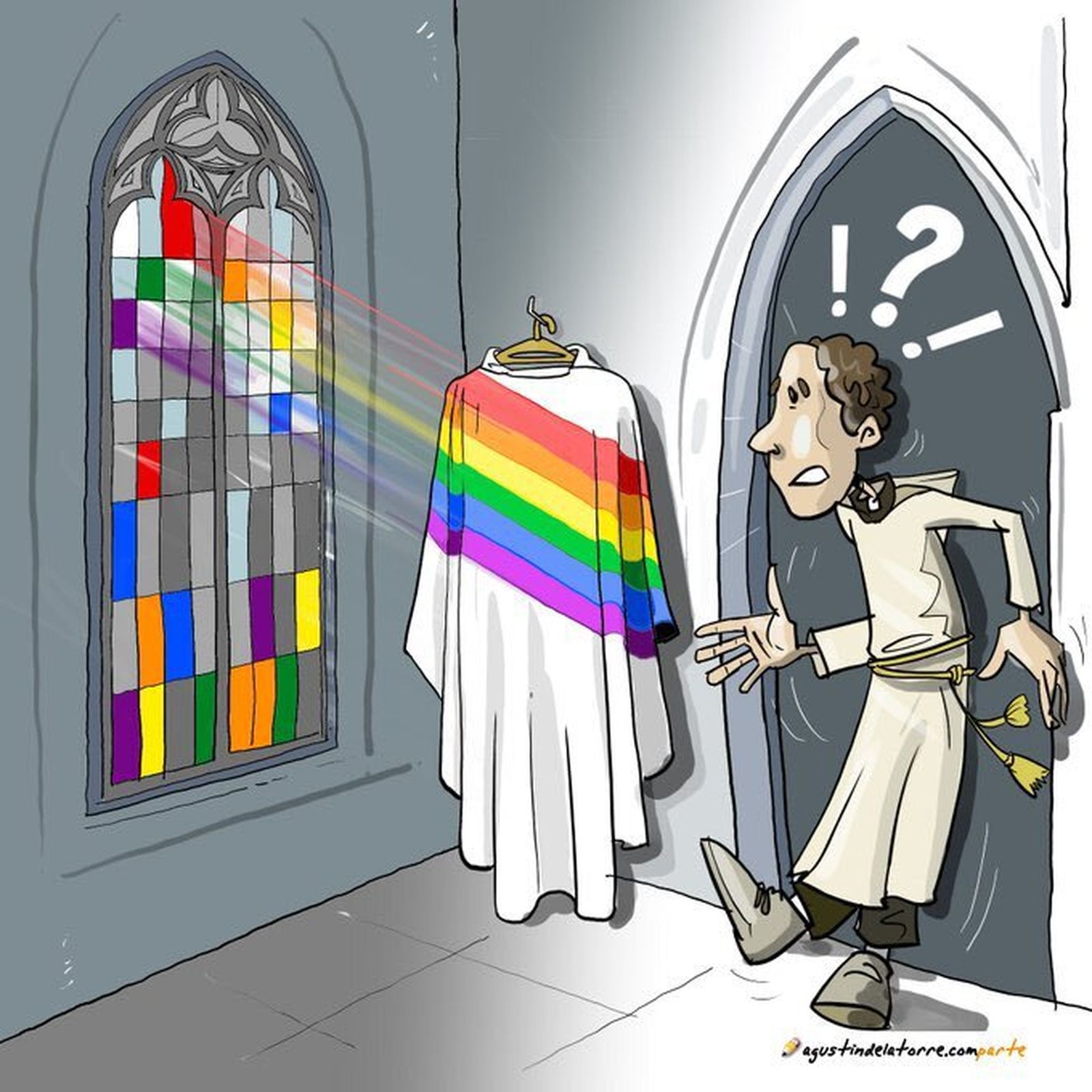 Dibujo de Agustín de la Torre