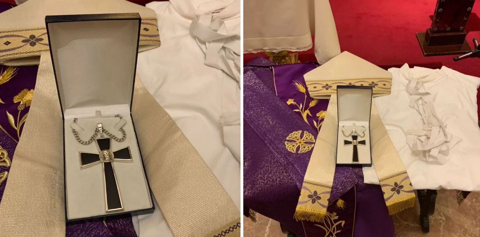Cruz Pectoral y otros ornamentos