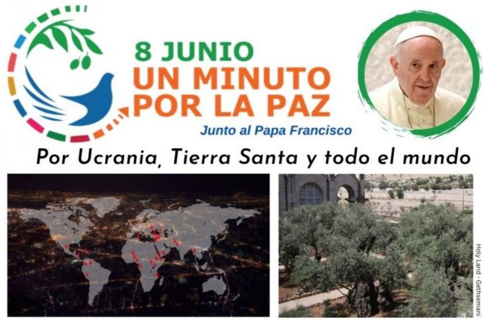 Convocatoria 'Un minuto por la paz'