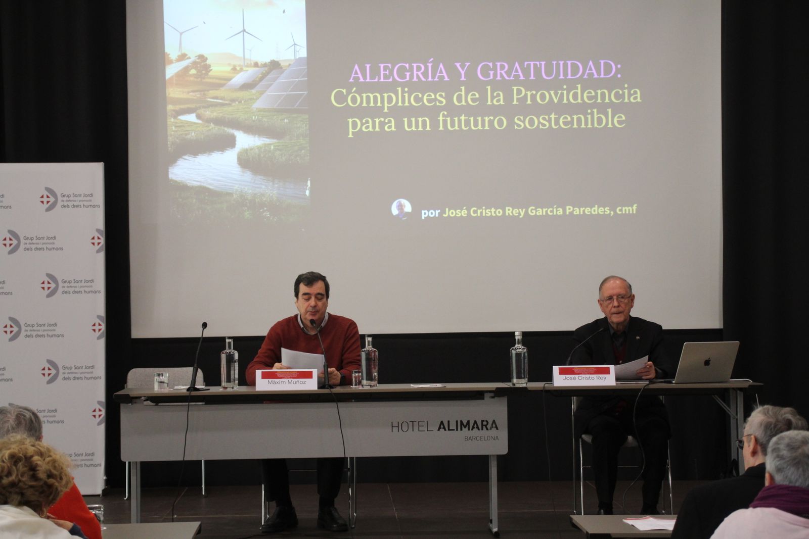 García Paredes y Màxim Muñoz XIX Jornada Sant Jordi