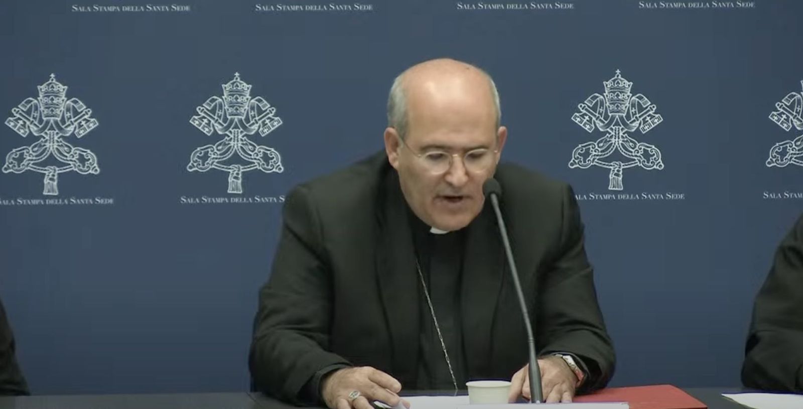 Tolentino, durante la rueda de prensa