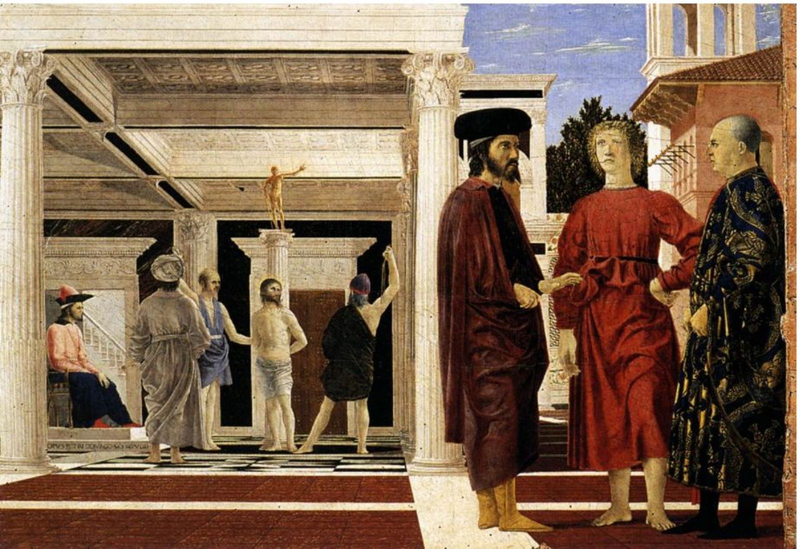 "La flagelación de Cristo", P. della Francesca