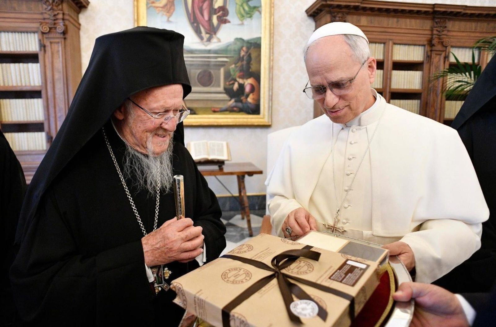 Patriarca Bartolomé I y León XIV