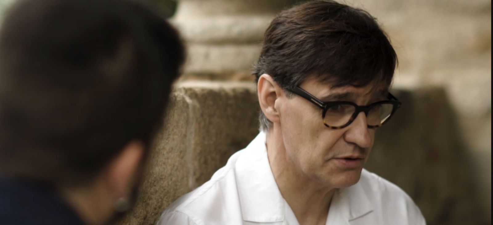 Illa, en la entrevista con Ricard Ustrell