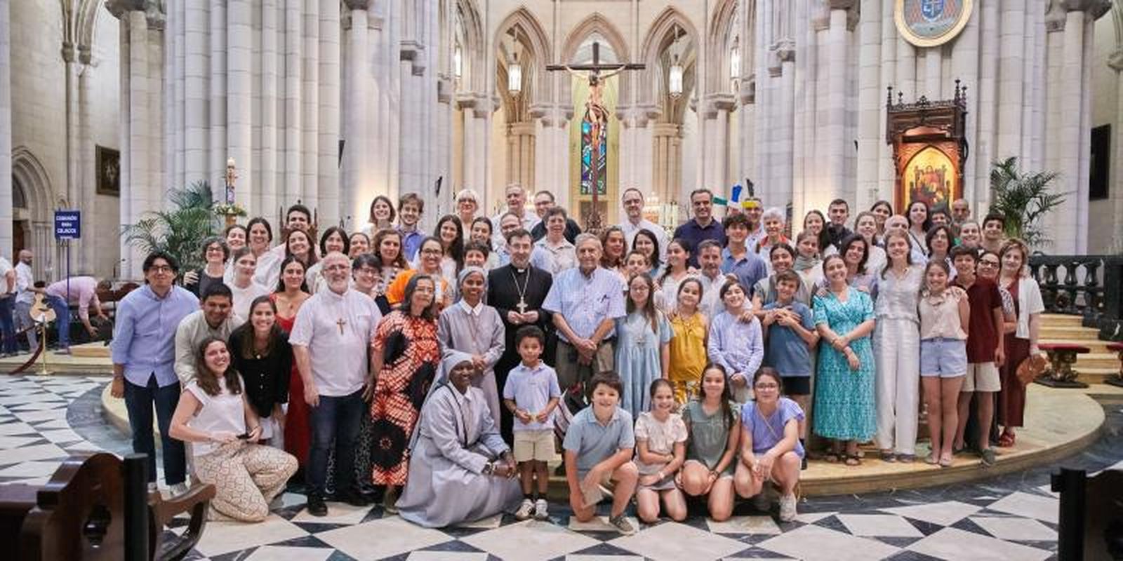 Cobo, con una representación de la diócesis de Madrid