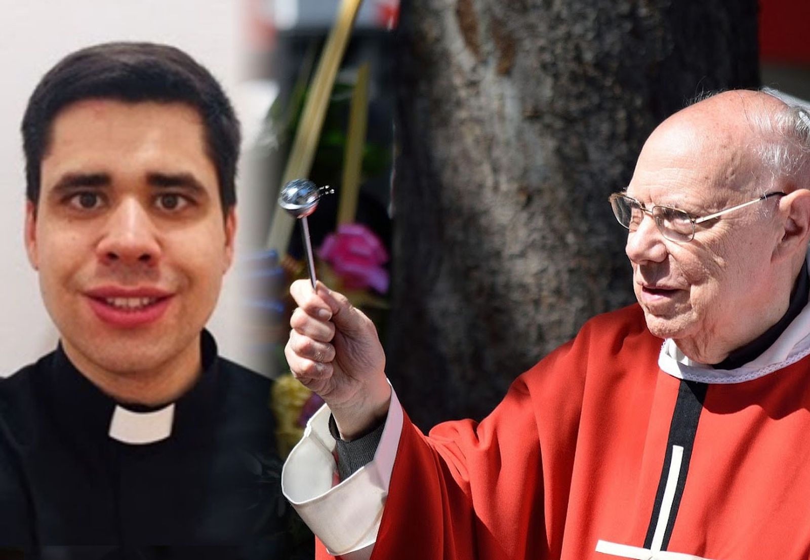 Padre Joan Mundet  y padre Valentí Balaguer