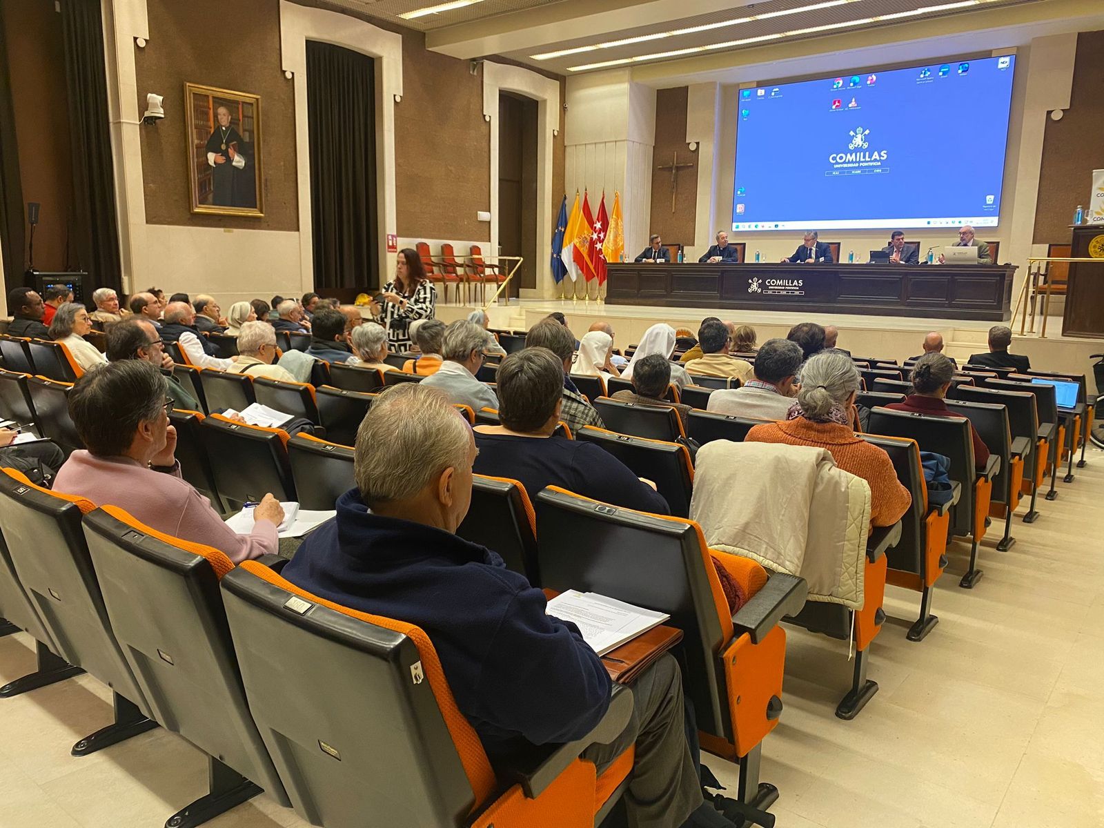 Algunos de los presentes en las jornadas de Comillas