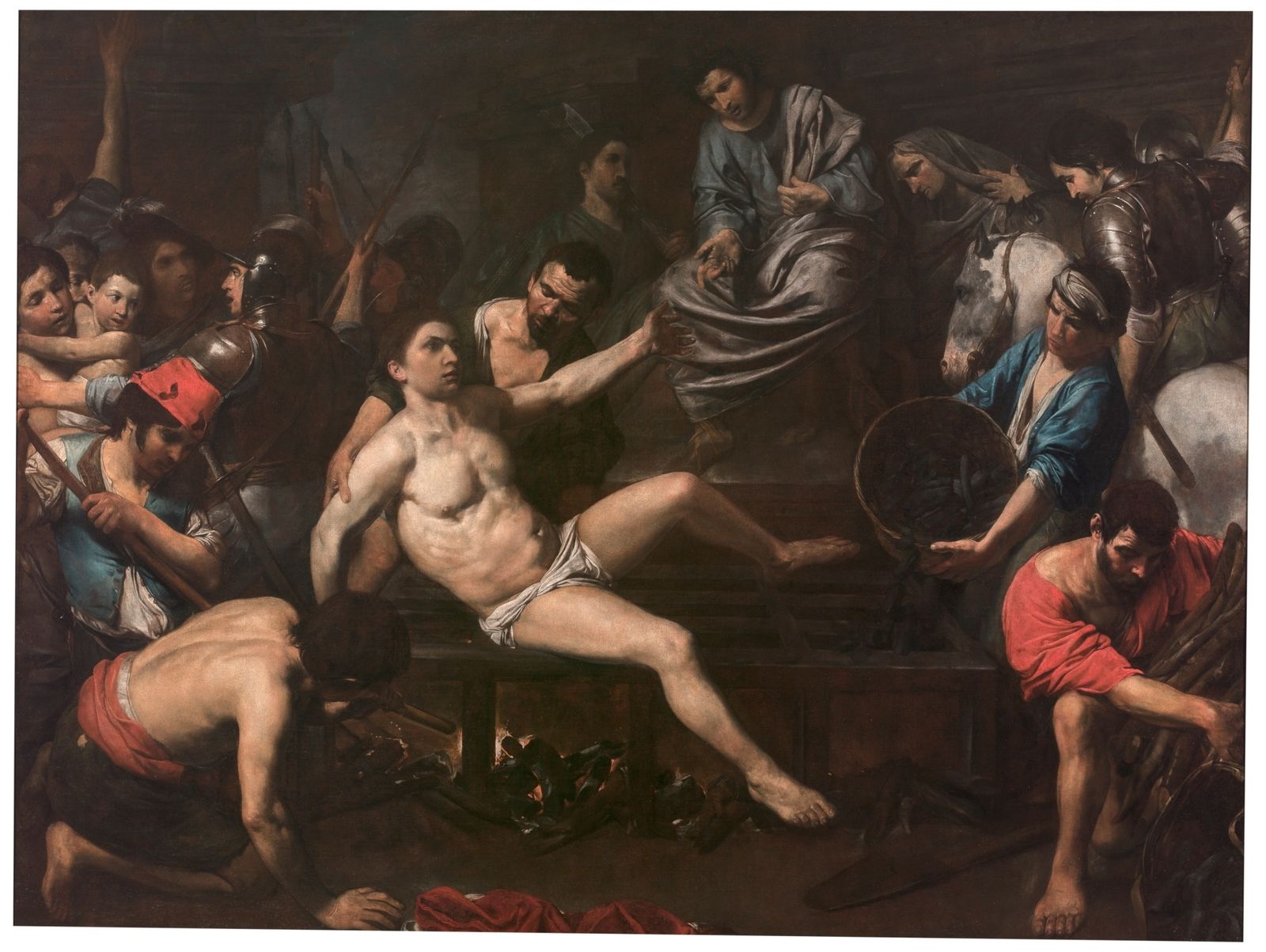 El martirio de san Lorenzo. Valentin de Boulogne