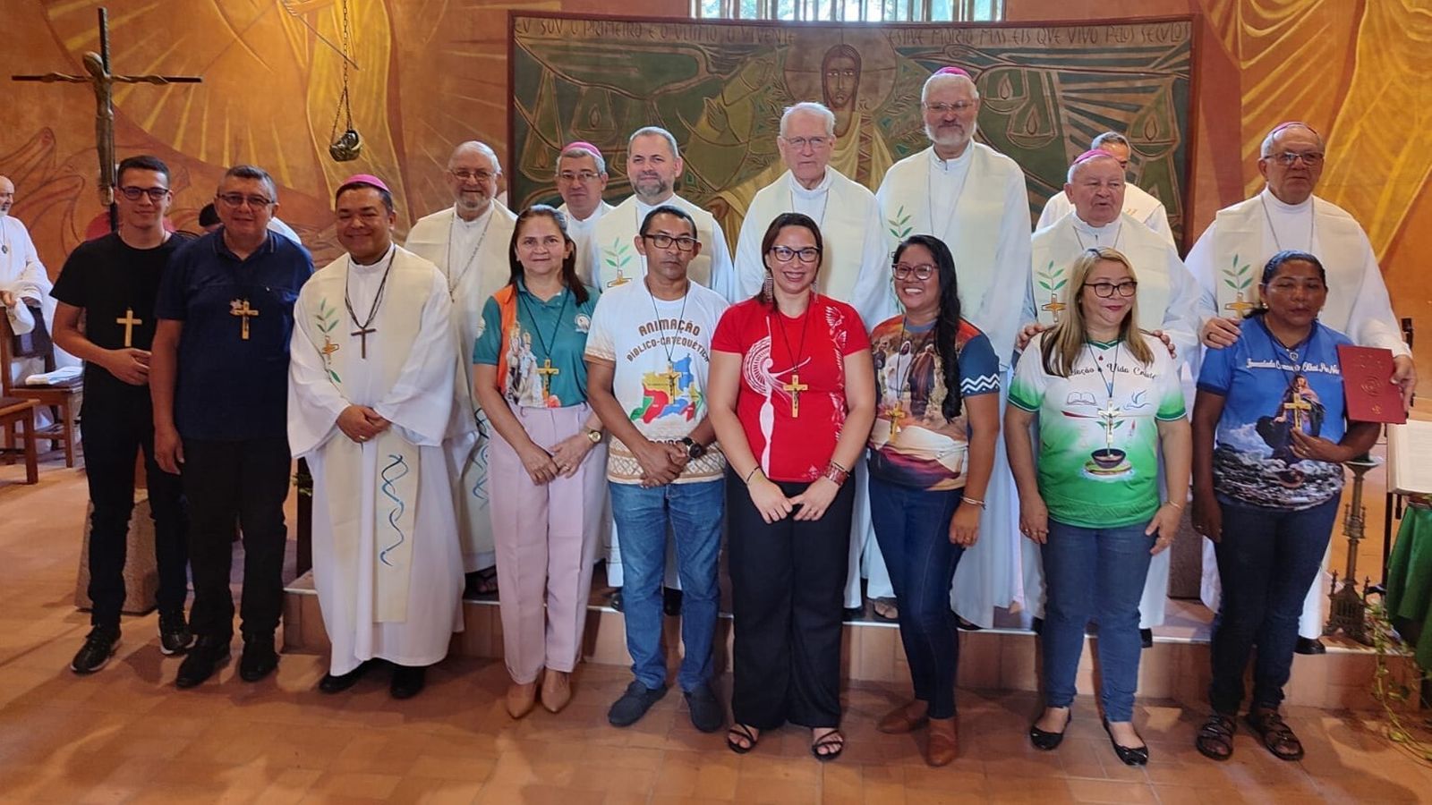 Catequistas y obispos del Regional Norte1 (Brasil)