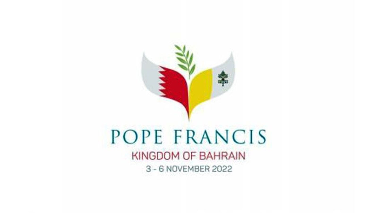 Logo del viaje del Papa a Bahrein