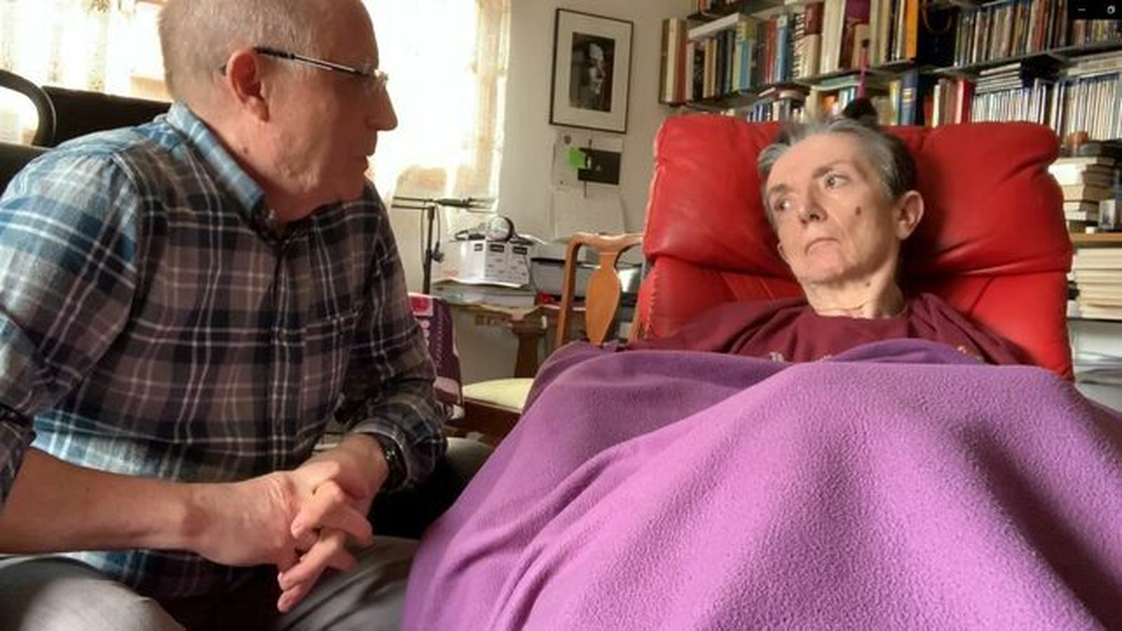 Ángel y María José, antes de proceder al suicidio asistido