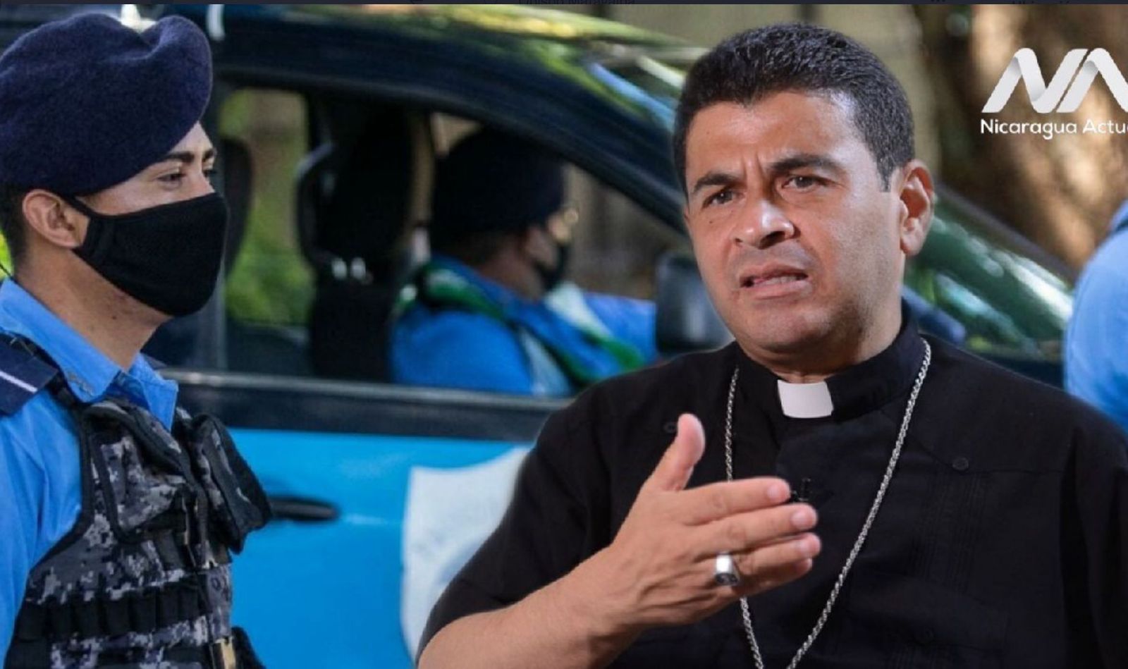 El obispo de Matagalpa, Rolando Álvarez