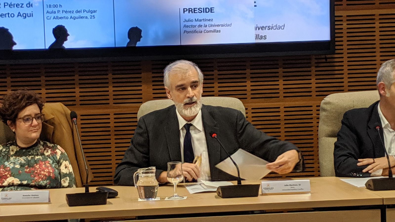 El rector de Comilllas, Julio L. Martínez, sj.