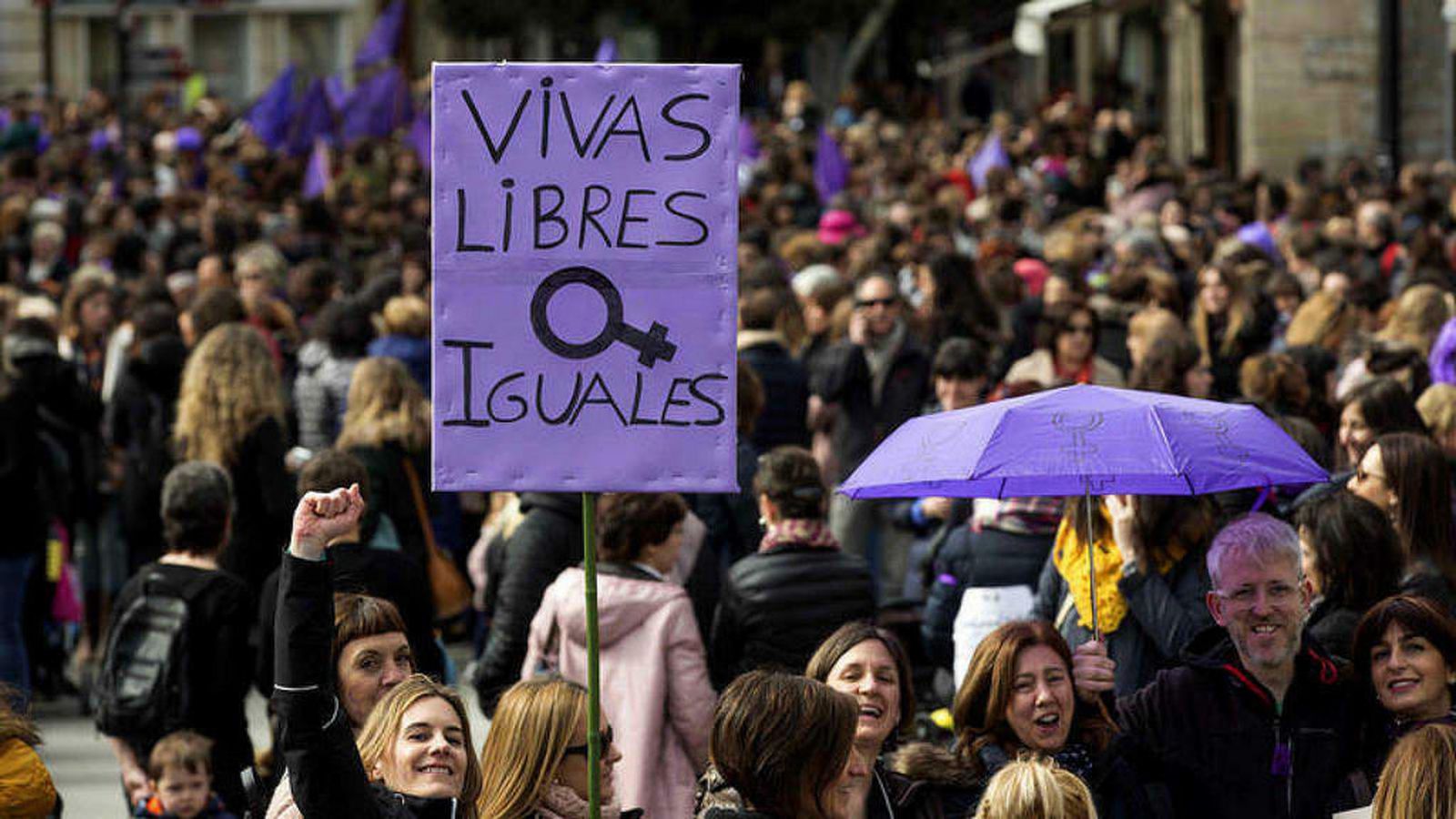 Protesta por el Día de la Mujer