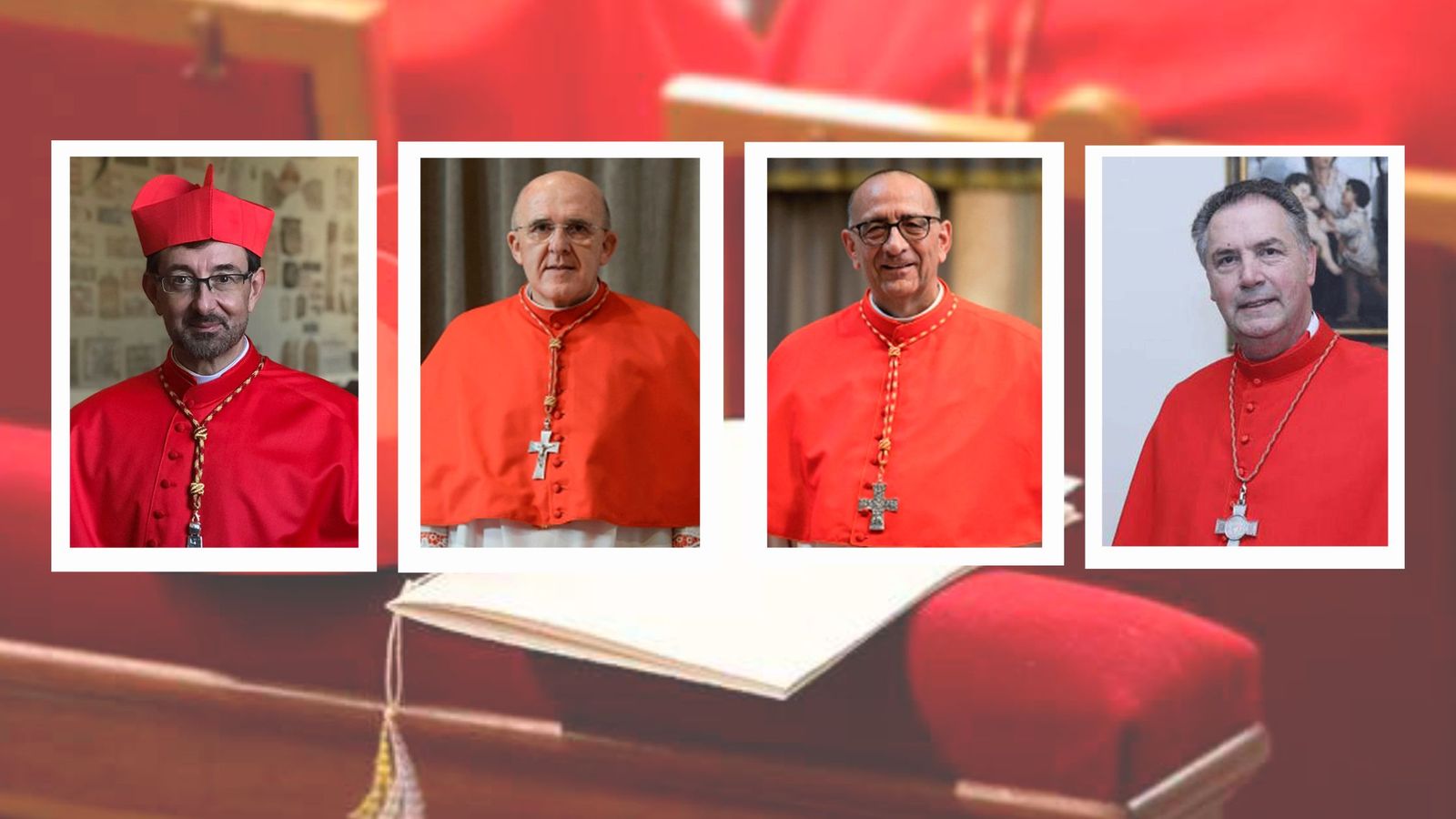 José Cobo, Carlos Osoro, Juan José Omella y Ángel Fernández Artime