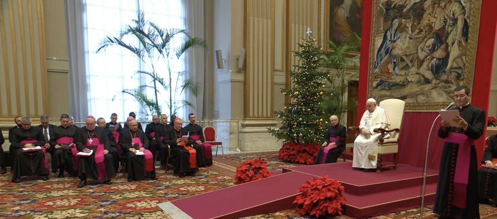 Mensaje del Papa al Cuerpo Diplomático