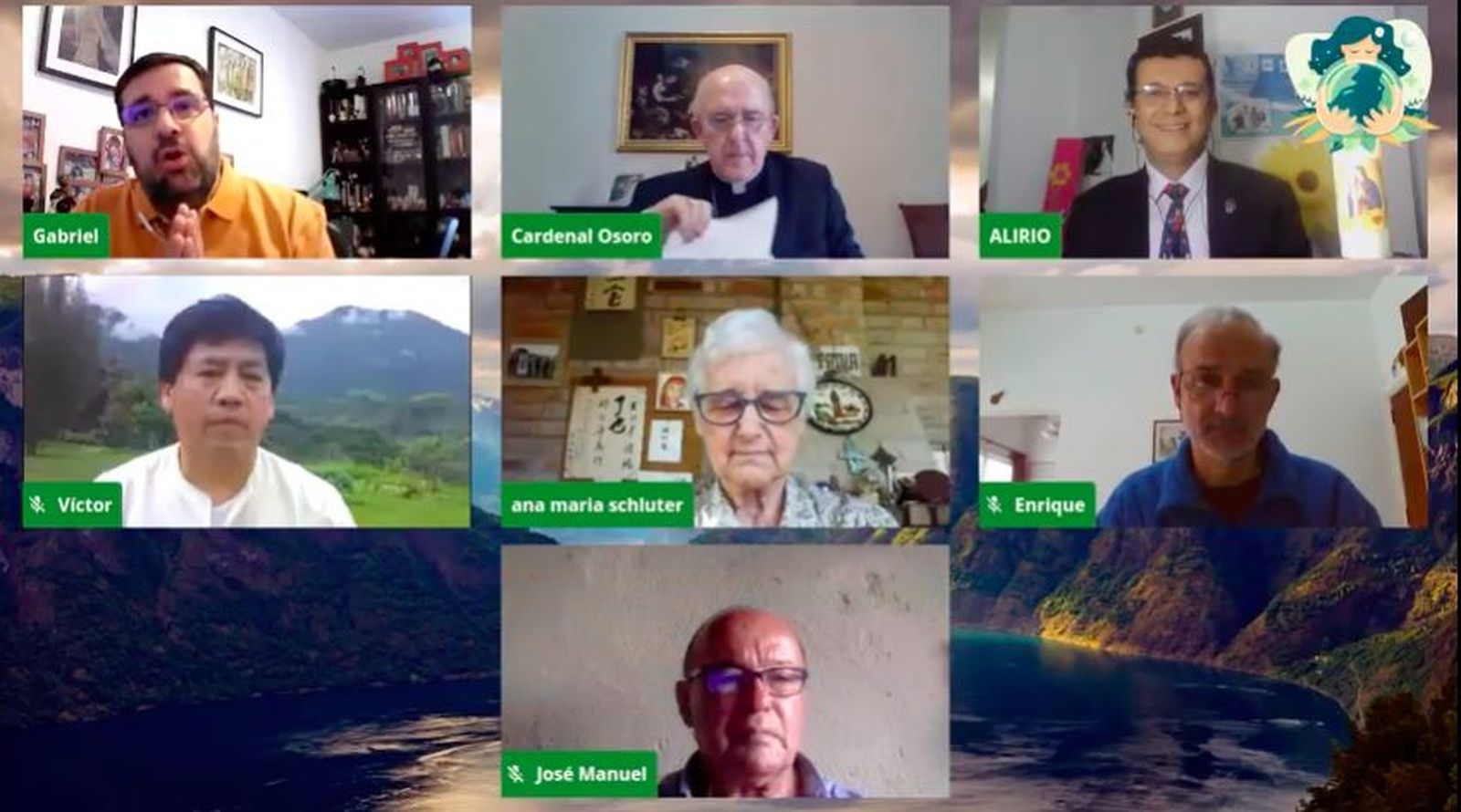 Los coordinadores del evento