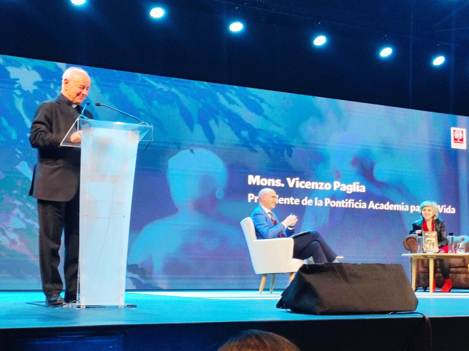 Paglia, durante su introducción al tema de la carta de los ancianos