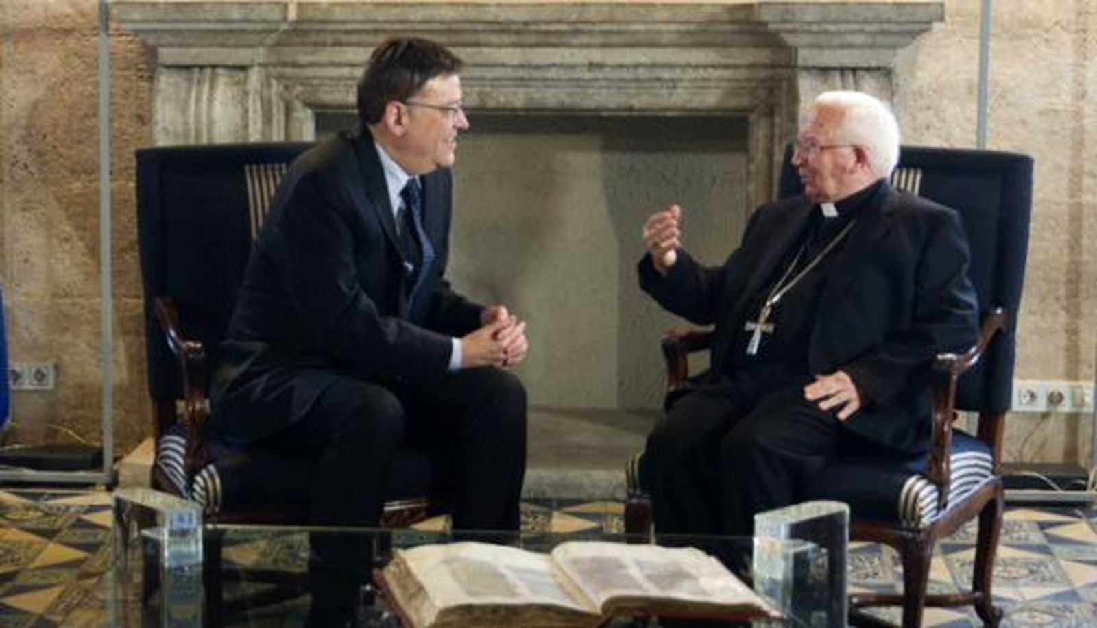 Cañizares, con Ximo Puig